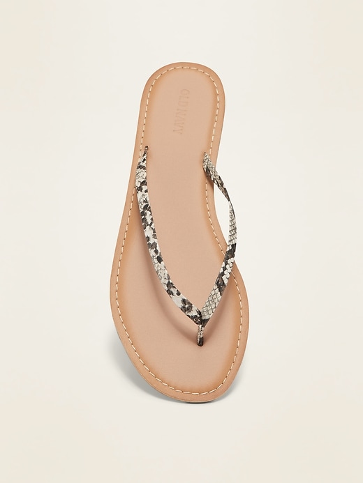 Image number 2 showing, Faux-Leather Capri Sandals