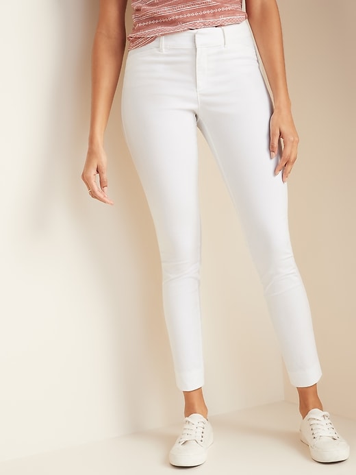 Mid-Rise Pixie Ankle Chinos for Women | Old Navy