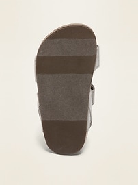 View large product image 4 of 4. Faux-Suede Double-Strap Sandals for Toddler Boys