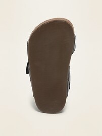 View large product image 4 of 4. Faux-Leather Double-Strap Sandals for Toddler Boys