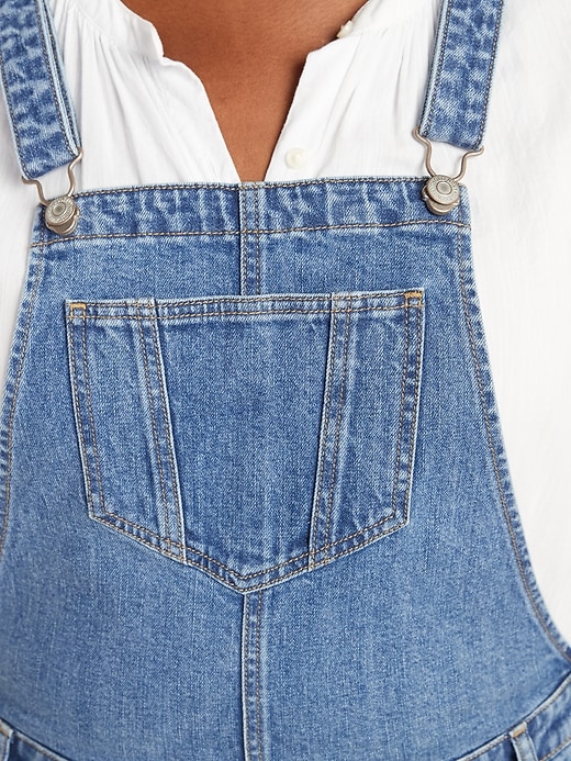 Image number 4 showing, Boyfriend Plus-Size Jean Overalls
