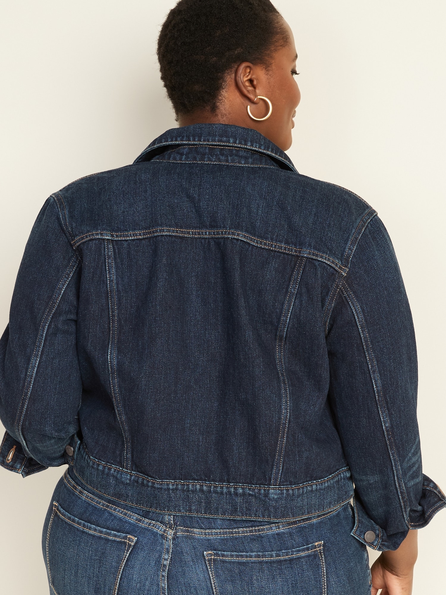 old navy plus size jean jacket