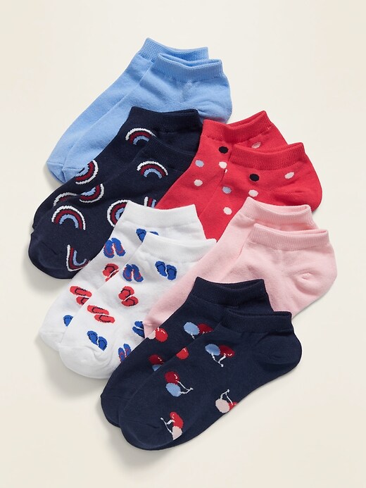 View large product image 1 of 1. Fashion Socks 6-Pack for Girls