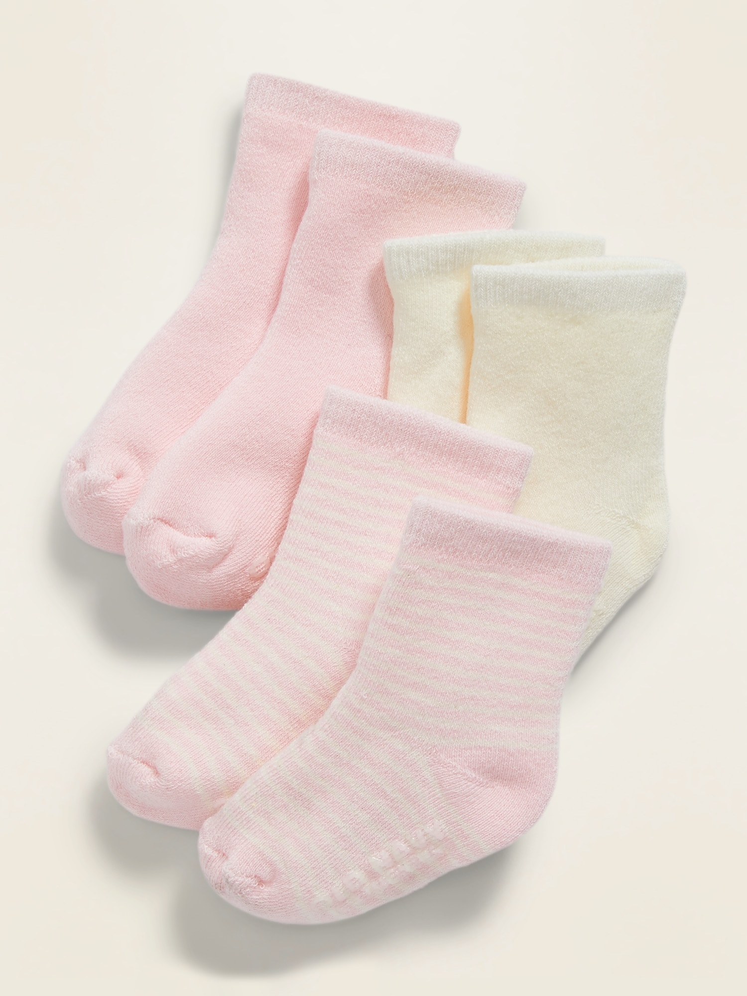 Unisex Crew Socks 3-Pack for Baby | Old Navy