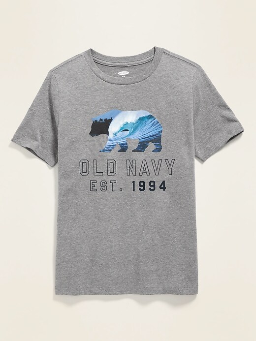 Logo-Graphic Crew-Neck Tee for Boys | Old Navy