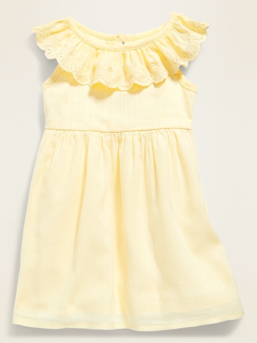 Ruffle-Trim Cinched-Waist Dress for Baby | Old Navy