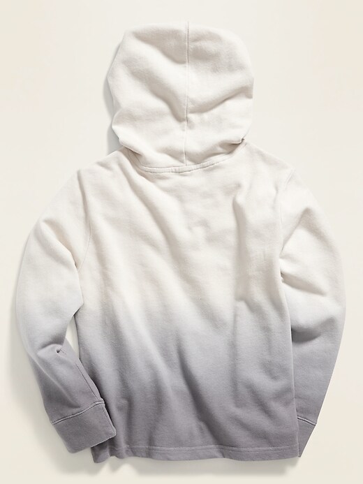 View large product image 2 of 2. Dip-Dye Pullover Henley Hoodie For Boys