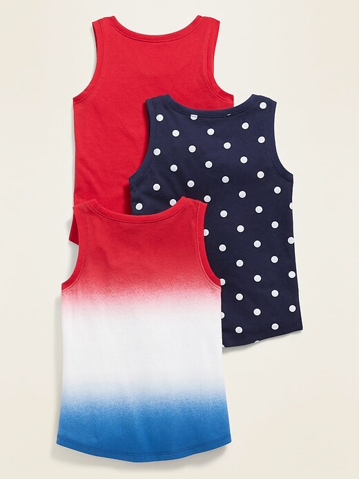 View large product image 2 of 2. Jersey Tank Top 3-Pack for Toddler Girls