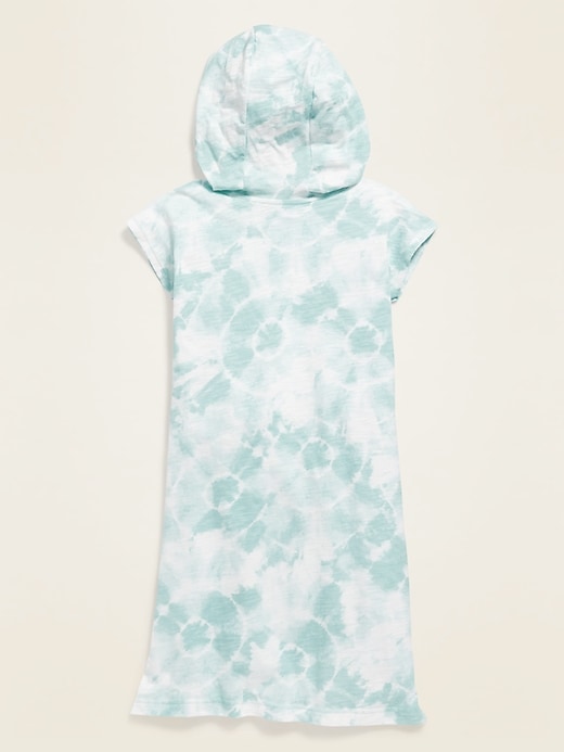 View large product image 2 of 2. Hooded Jersey Swim Cover-Up for Girls