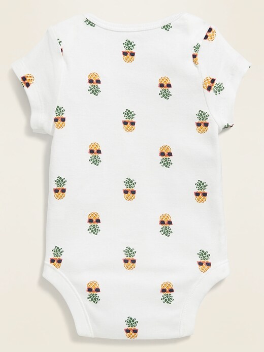 View large product image 2 of 2. Unisex Printed Bodysuit for Baby