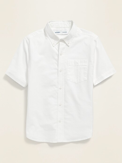 View large product image 1 of 1. Uniform Oxford Stretch Shirt For Boys