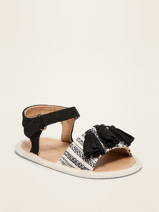 Textile Faux-Suede Tassel Sandals for Baby | Old Navy