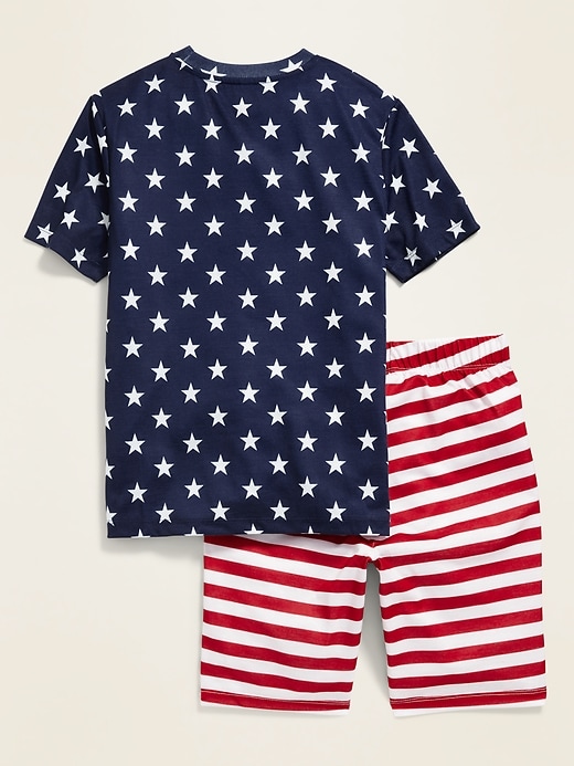 Graphic Pajama Tee & Pajama Shorts Set For Boys | Old Navy