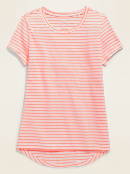 View large product image 1 of 1. Softest Scoop-Neck Tee for Girls