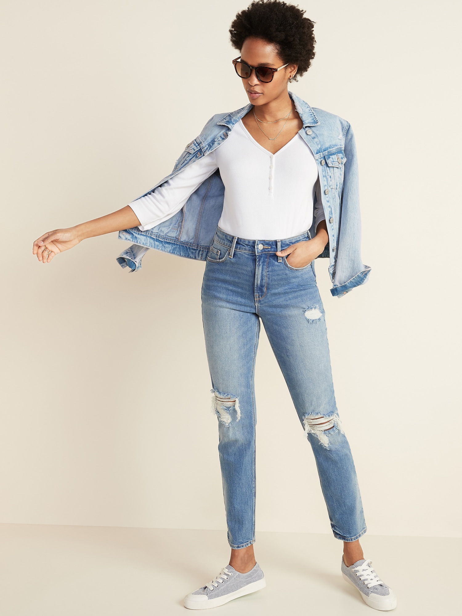 old navy power straight jeans
