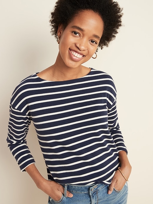 Relaxed French Terry Top | Old Navy