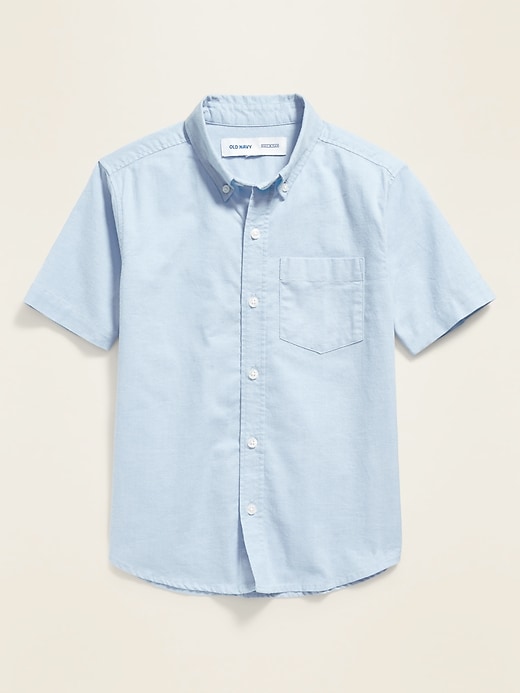 View large product image 1 of 2. Uniform Oxford Stretch Shirt For Boys