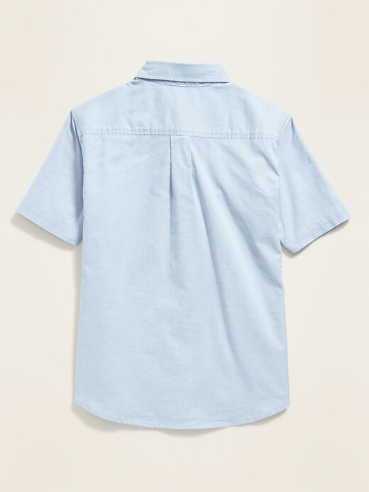 View large product image 2 of 2. Uniform Oxford Stretch Shirt For Boys