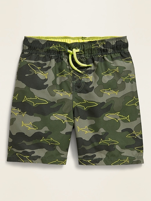 Old Navy Camo-Print Swim Trunks for Toddler Boys - 573026002