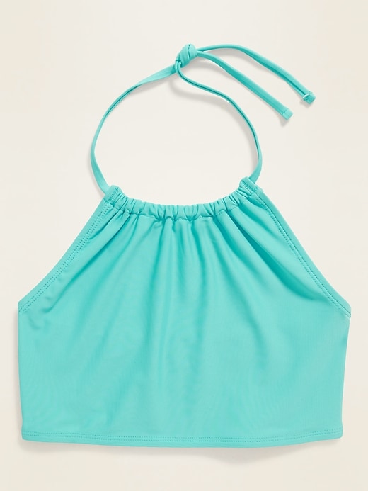 View large product image 1 of 1. Halter Tankini Swim Top for Girls