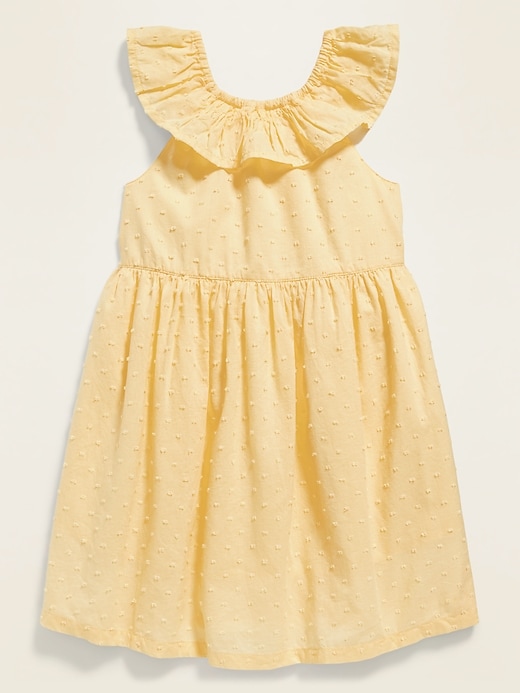 View large product image 1 of 2. Swiss Dot Bow-Back Fit & Flare Sundress for Toddler Girls