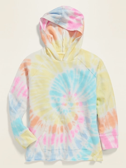 View large product image 1 of 2. Tie-Dye Pullover Hoodie for Girls