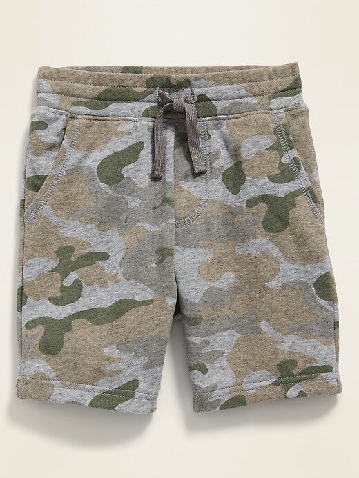 View large product image 1 of 2. Camo French Terry Shorts for Toddler Boys