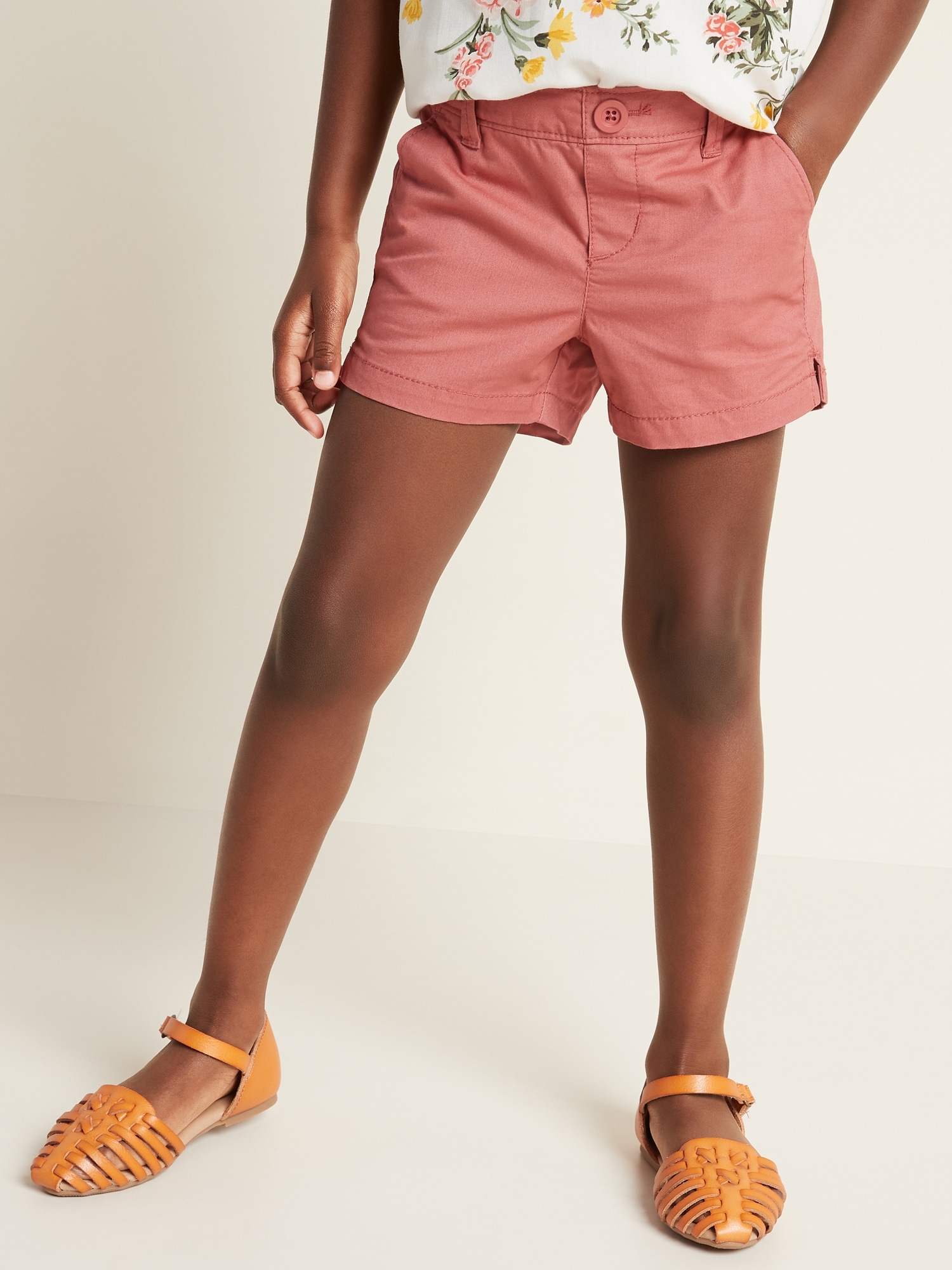 Girls sales twill shorts