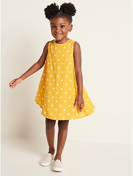yellow polka dot dress old navy