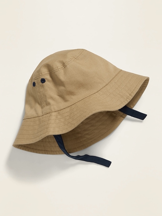 View large product image 1 of 2. Canvas Bucket Swim Hat for Baby