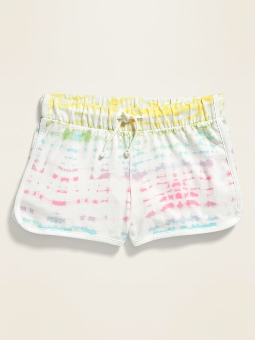 View large product image 1 of 2. Jersey Dolphin-Hem Shorts for Girls