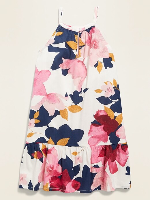 View large product image 2 of 5. Ruffle-Hem Halter Midi Dress for Toddler Girls
