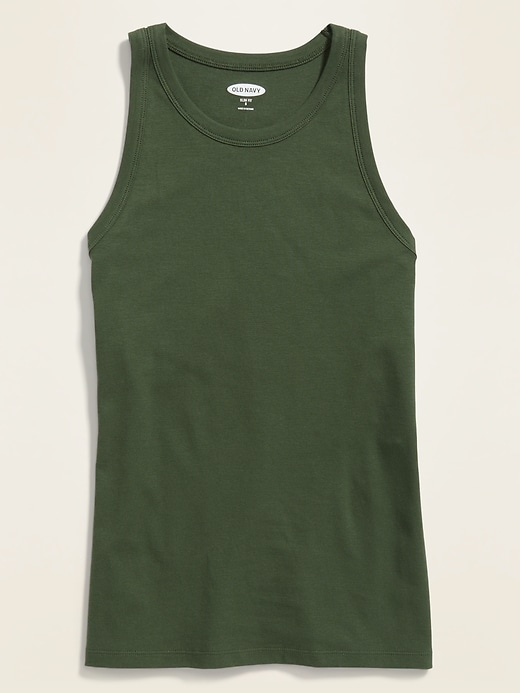 View large product image 1 of 1. Slim-Fit Crew-Neck Tank Top