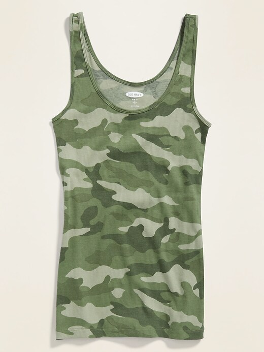 Old Navy First Layer Slim-Fit Printed Tank Top for Women. 1