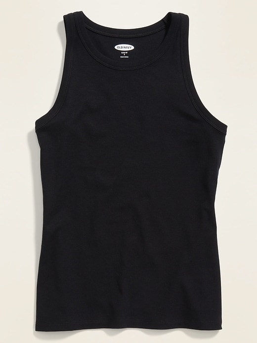 View large product image 1 of 1. Slim-Fit Crew-Neck Tank Top for Women