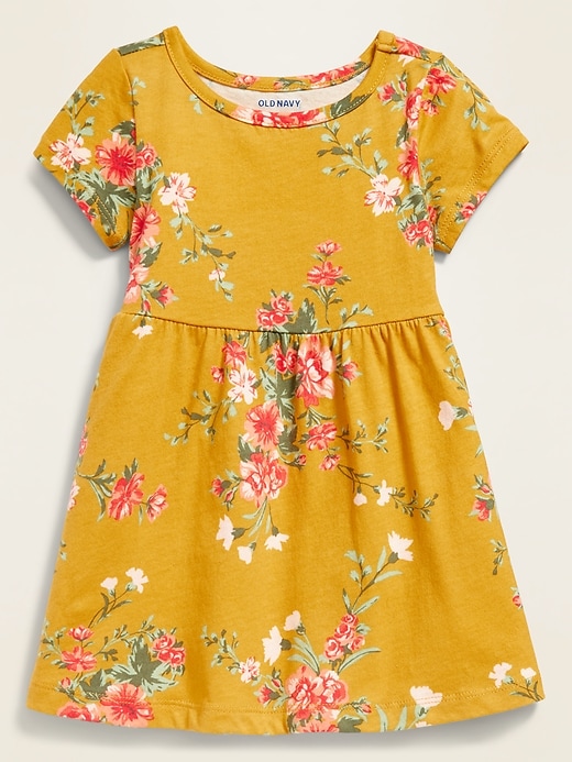 View large product image 1 of 2. Empire-Waist Jersey Dress for Baby