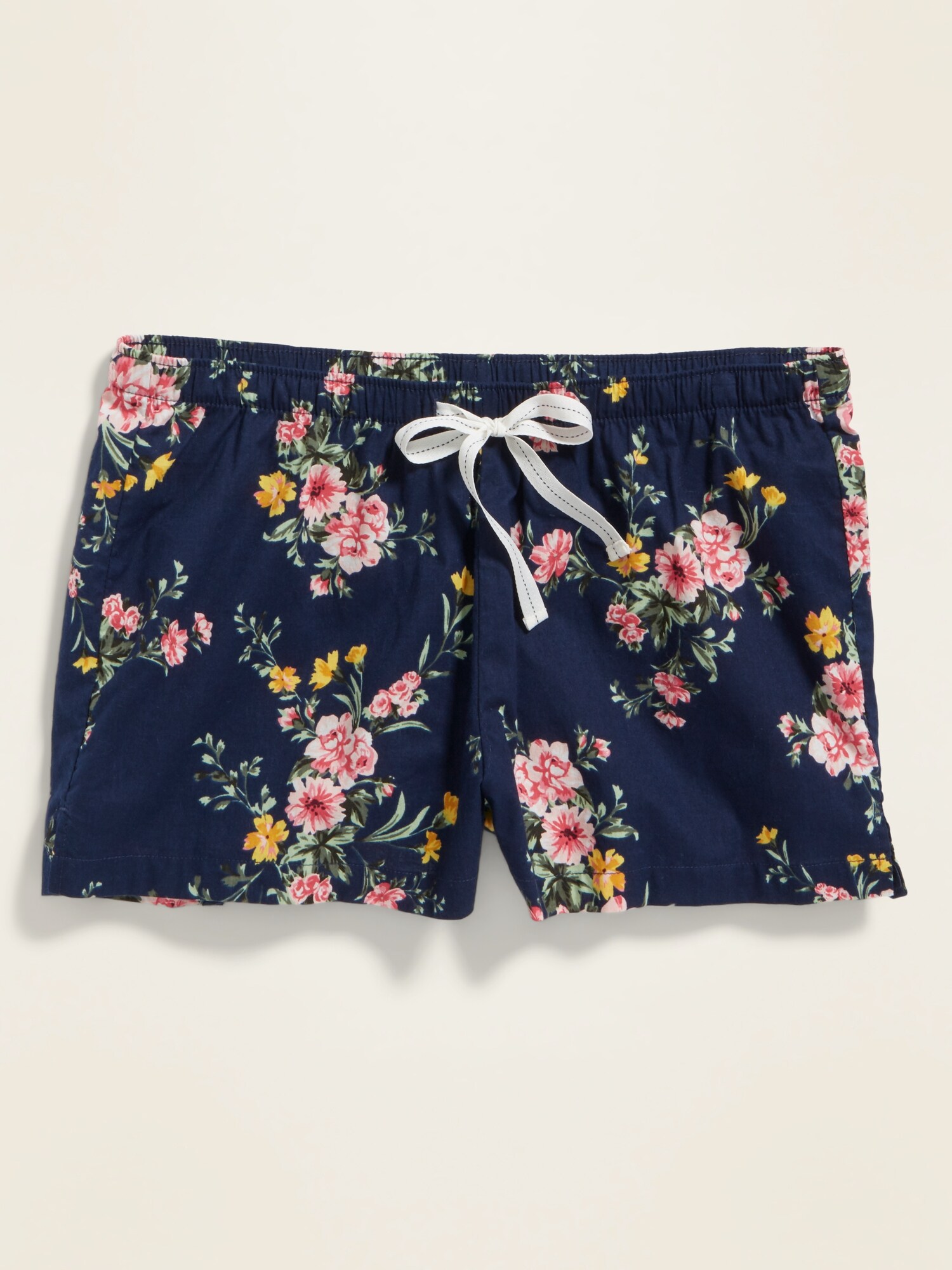 Printed Poplin Pajama Shorts for Women Old Navy