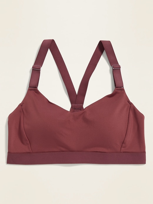 View large product image 1 of 1. Medium Support PowerSoft Adjustable-Strap Sports Bra XS-XXL