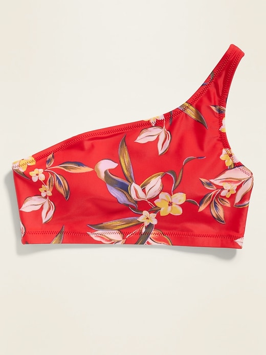View large product image 1 of 1. One-Shoulder Swim Top