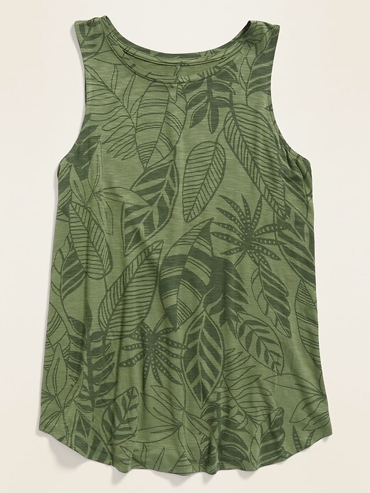 Old Navy - Luxe Printed High-Neck Tank Top for Women