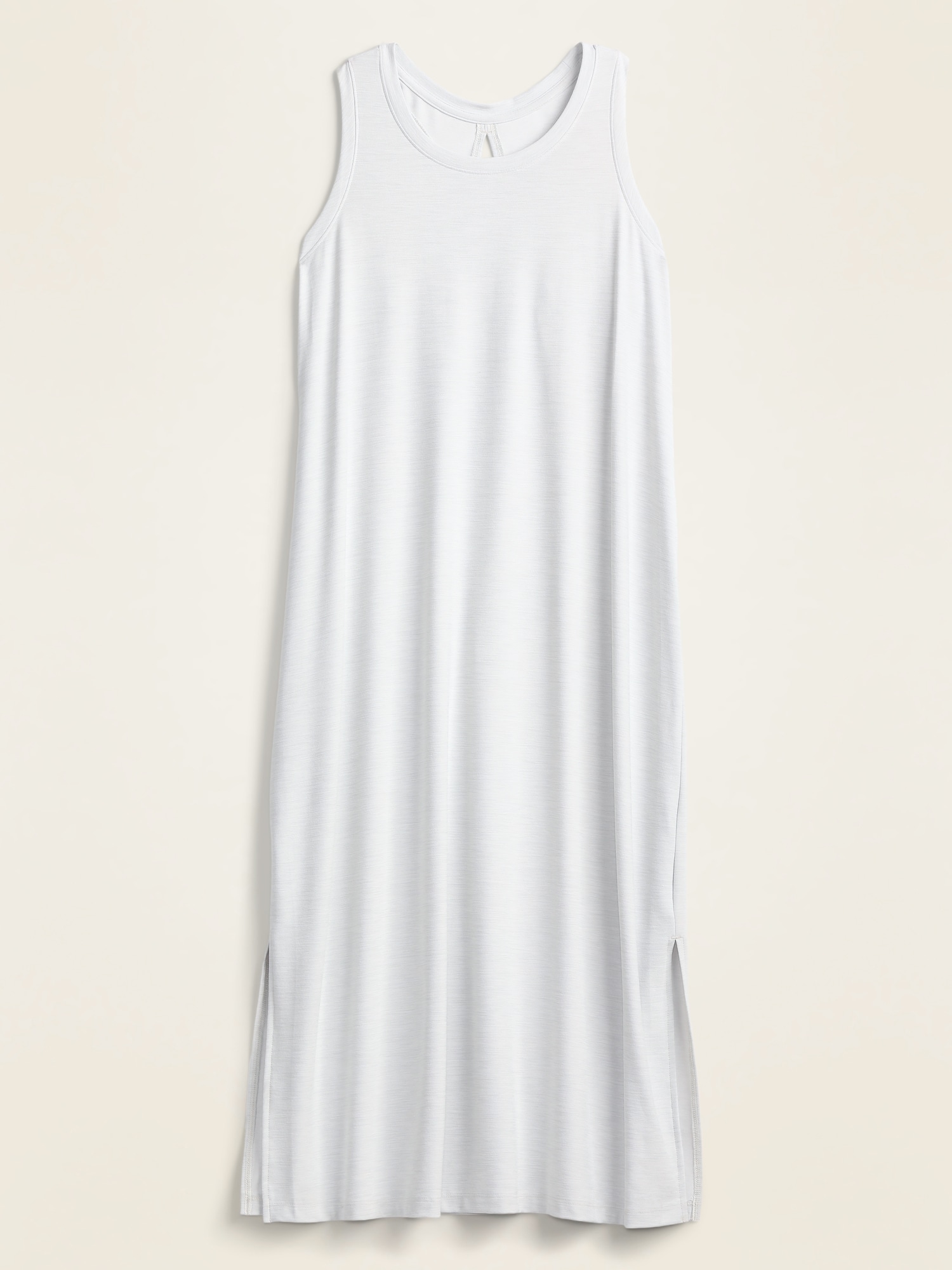 white midi shift dress