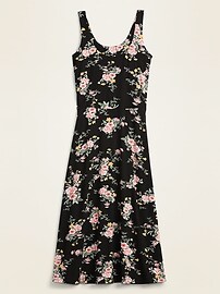 jersey knit midi dress