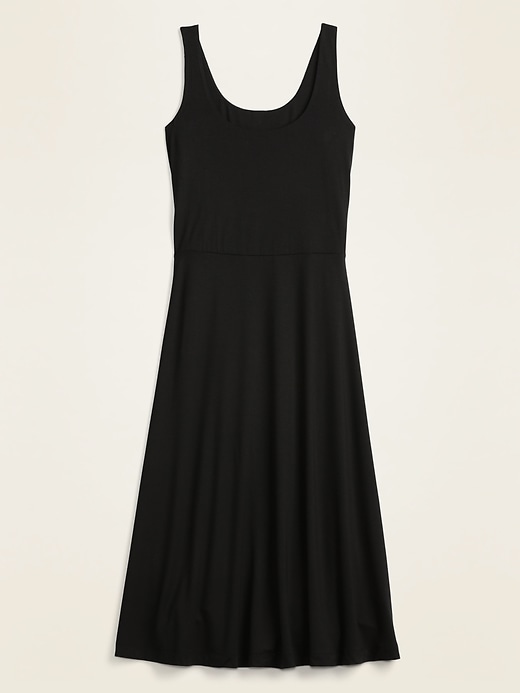 View large product image 2 of 2. Sleeveless Jersey-Knit Fit & Flare Midi Dress