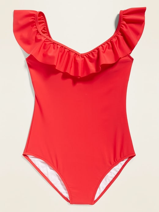 Old Navy Ruffled Off-the-Shoulder Swimsuit for Women. 1