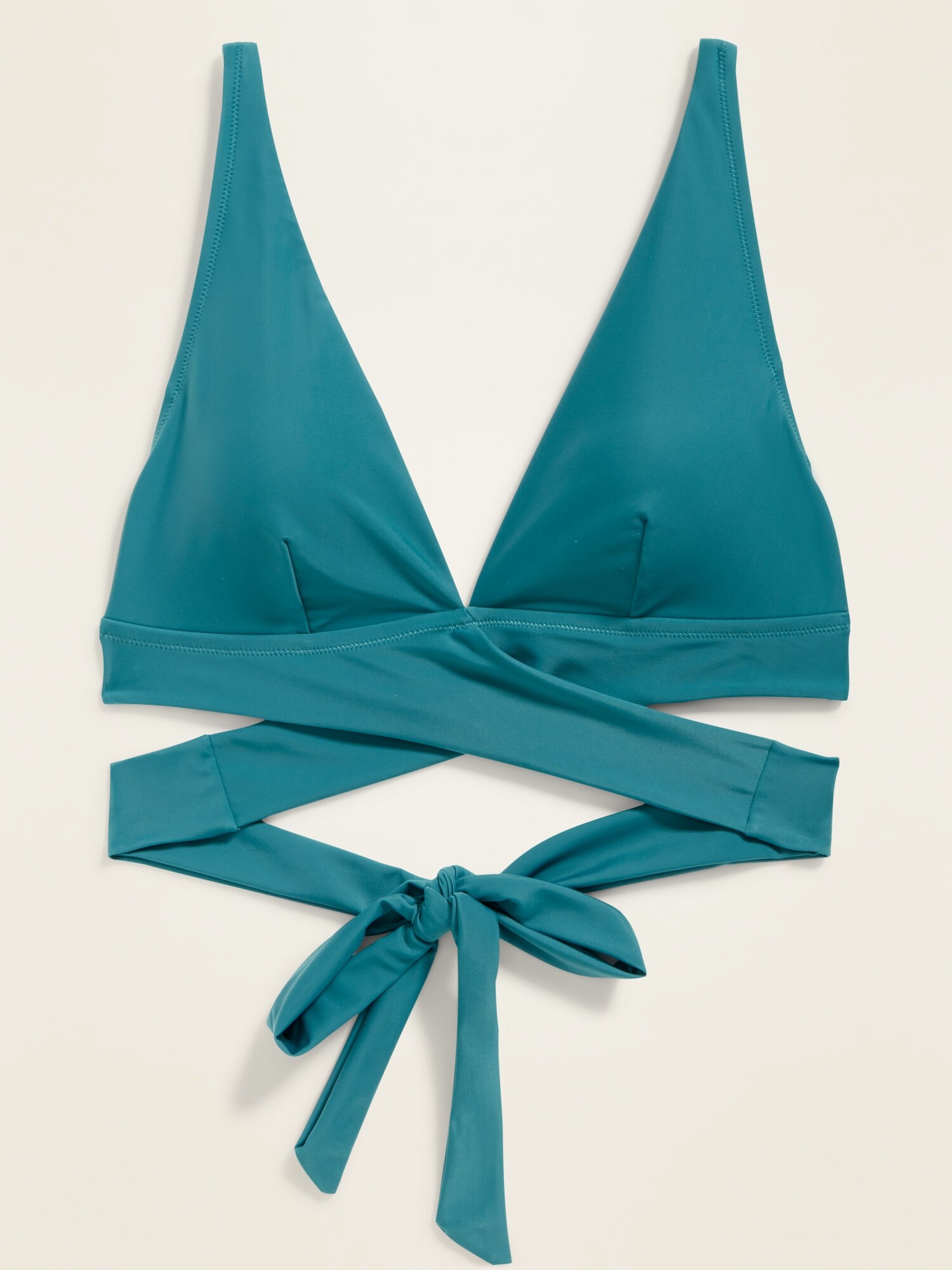 tie back triangle bikini top