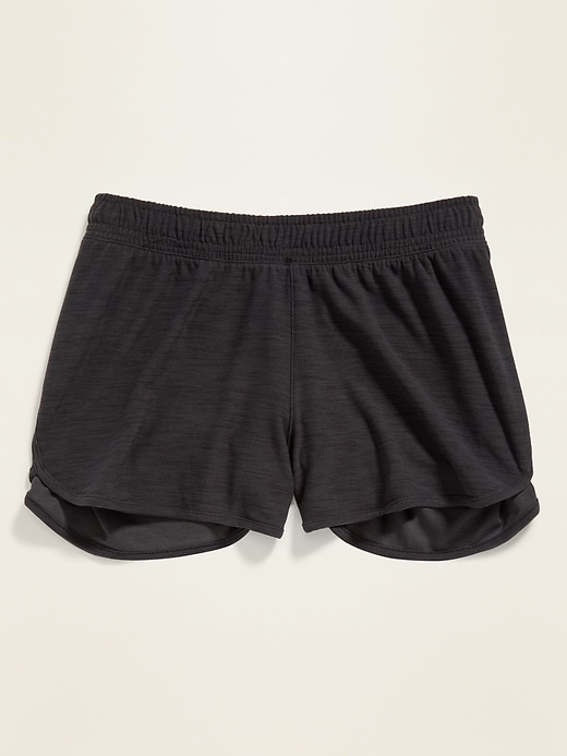 View large product image 1 of 1. Breathe ON Dolphin-Hem Shorts -- 3-inch inseam
