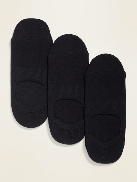No-Show Sneaker Socks 3-Pack - Blackjack