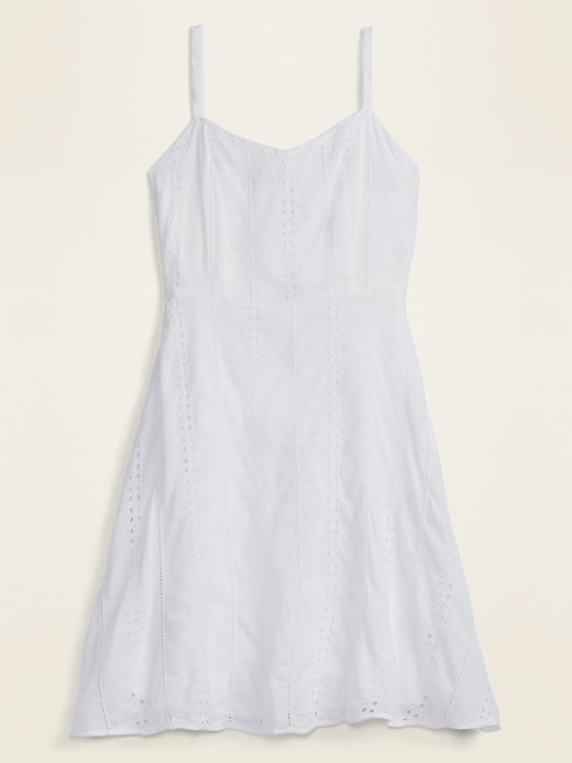Old Navy Eyelet Cami Fit & Flare Dress for Women. 1