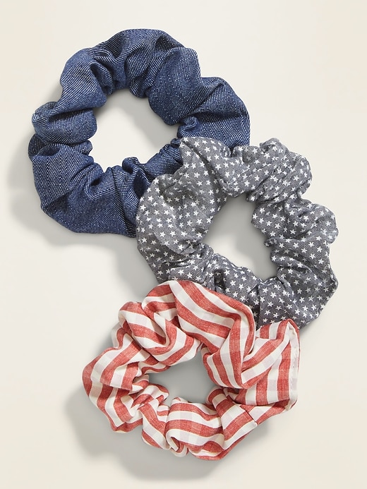 View large product image 1 of 1. Hair Scrunchie 3-Pack for Women