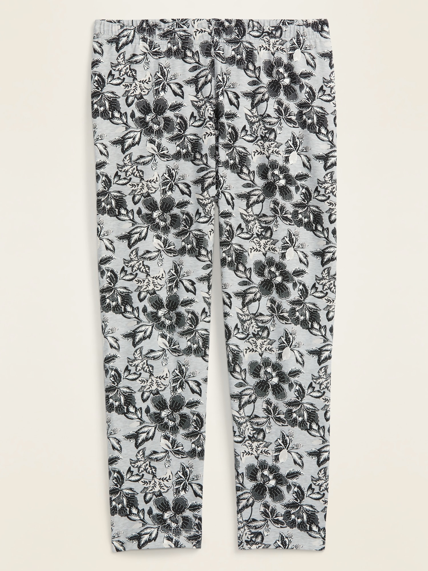 Mid-Rise Cropped Printed Leggings for Women